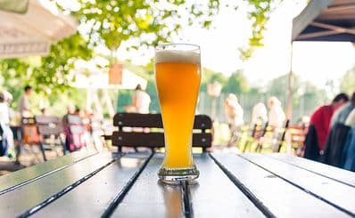Biergarten im Schloßgarten