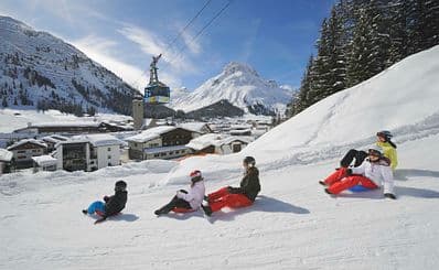 Toboggan run Oberlech - Lech