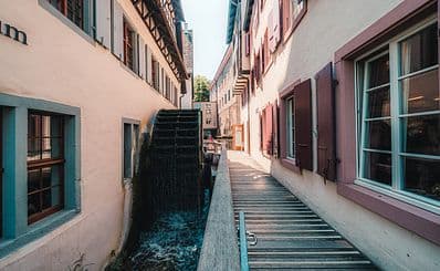 Papiermühle in the St. Alban district