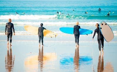 Surfing in Ballina