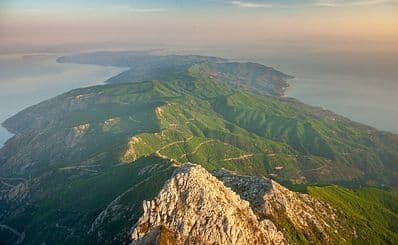 Mount Athos Peninsula
