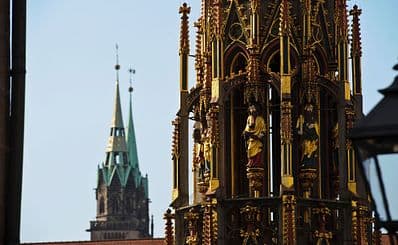 Main Market Square, Church of Our Lady and Beautiful Fountain
