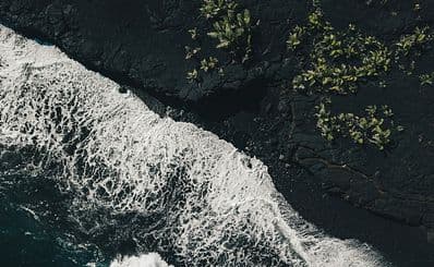 Punaluu Black Sand Beach
