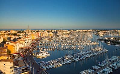Cap d'Agde: a marina in the Mediterranean