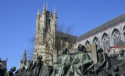 St Bavo’s Cathedral: majestic tower