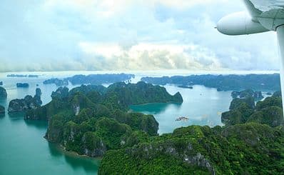Seaplane from Hanoi to Ha Long Bay