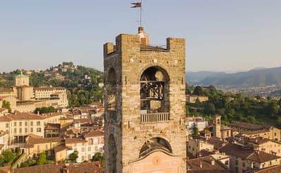 Civic Tower (Campanone - Big Bell) and Palazzo del Podestà
