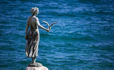 Maiden with Seagull