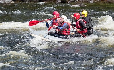 Rafting on the Vindel River