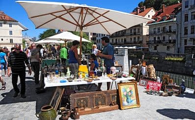 Open-air Markets along Ljubljanica