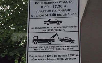 Plovdiv's Blue (Paid) Parking Area