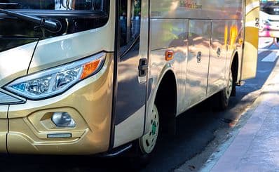Approaching Eger by coach