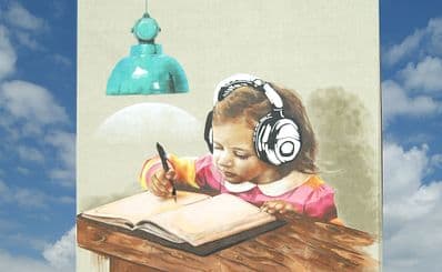 GIRL IN HEADPHONES