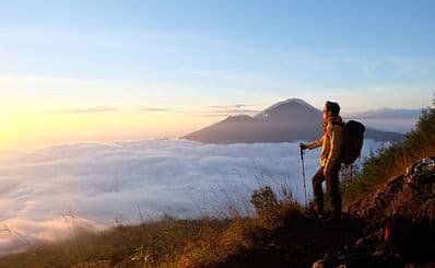 Watch a sunrise from Mount Batur