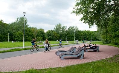 RECREATIONAL AREAS BY THE RIVER WISŁOK