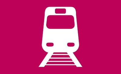 Arriving by train