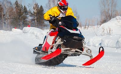 Snowmobiling with Idre Adventure