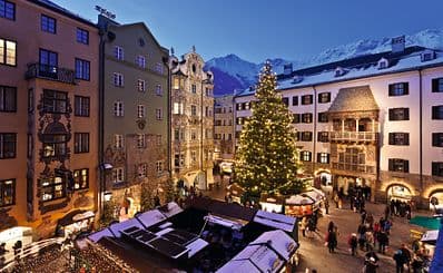 Christkindlmarkt in Innsbruck's medieval Old Town