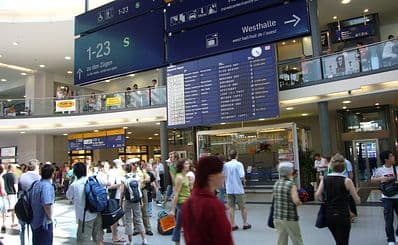 Arrival by train