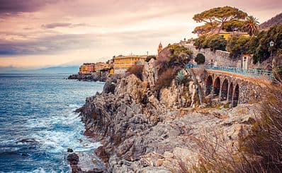 Anita Garibaldi Promenade in Nervi