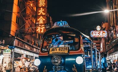 Bangkok by Night: Temples, Markets, and Food by Tuk-Tuk