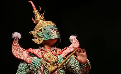 Sala Chalermkrung Theater: Khon Maskentanz