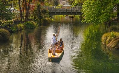 Punting on the Avon River