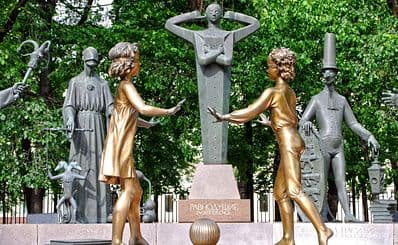 Children are the Victims of Adult Vices Sculptures