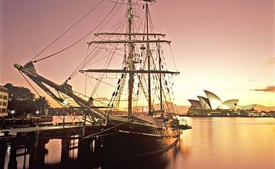 Tall Ships in de haven van Sydney
