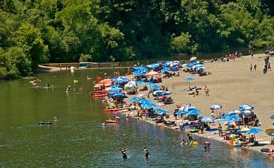 Johnson's Beach on the Russian River