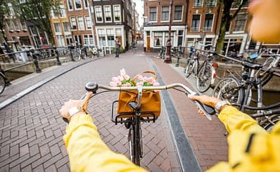 Cycling in Amsterdam