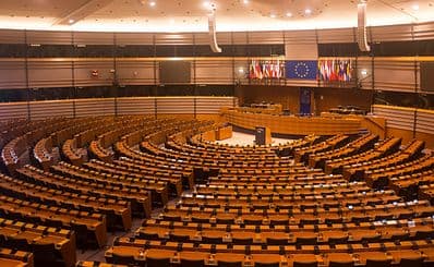 The European Parliament hemicycle