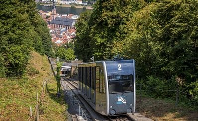Heidelberg Funicular Railway and the Königstuhl Mountain